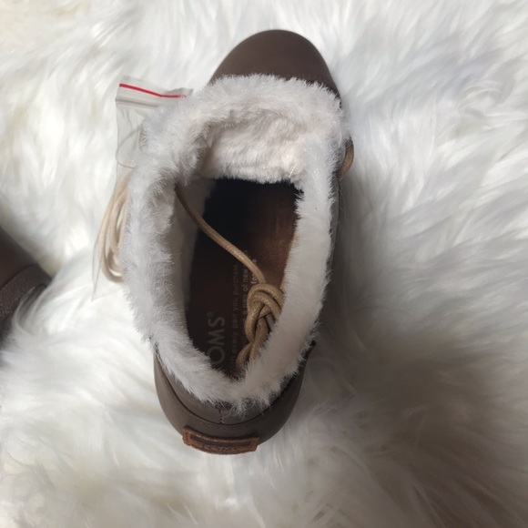 Toms youth wedge booties brown - Picture 5 of 6